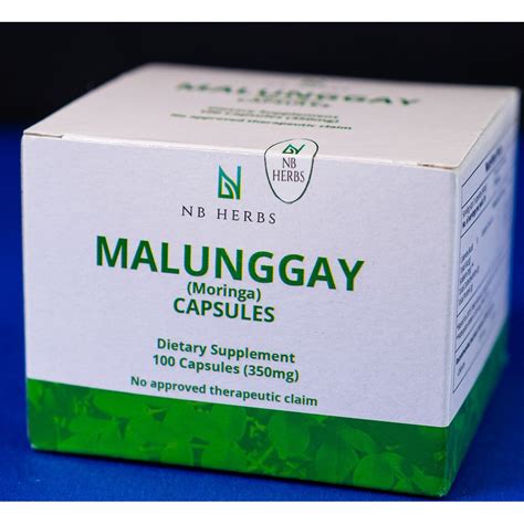 PROMO 3 BOXES Mega Malunggay Capsules (100 capsules) FR.